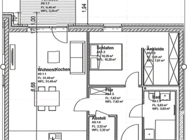Erstbezug: Moderne Erdgeschosswohnung mit Terrasse und energieeffizientem Wohnkomfort