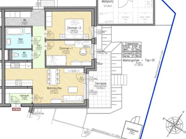 ERSTBEZUG: Moderne Gartenwohnung in bester Lage