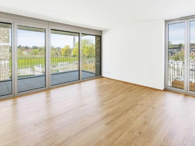 Erstbezug: Moderne, hochwertige 2 Zimmerwohnung inkl. Einbauküche und Blick ins Grüne