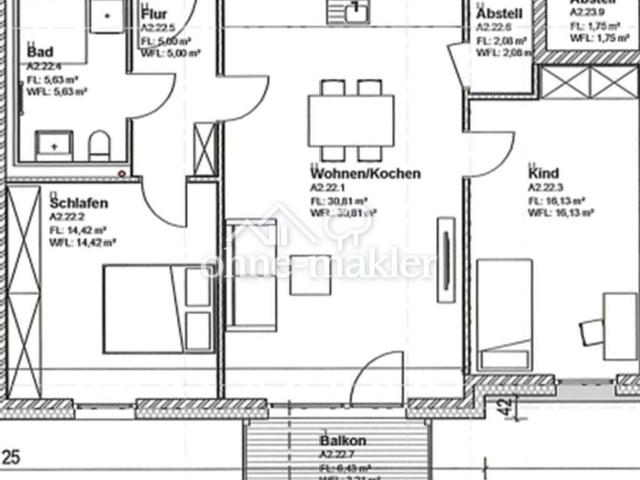 Erstbezug: Moderne Staffelgeschosswohnung mit Balkon sowie energieeffizientem Wohnkomfort