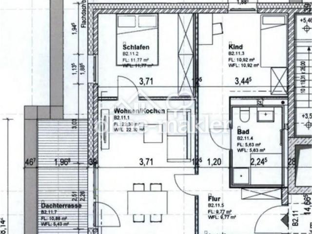 Erstbezug: Moderne Staffelgeschosswohnung mit Dachterrasse sowie energieeffizientem Wohnkomfort