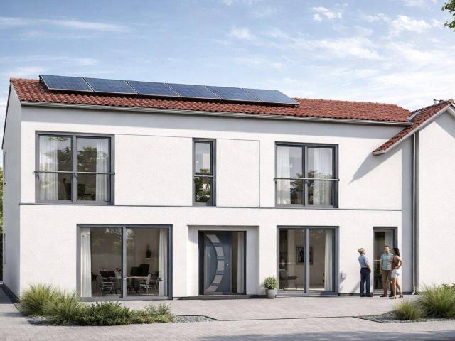 Erstbezug ! Modernes Einfamilienhaus mit gemütlichem Garten !