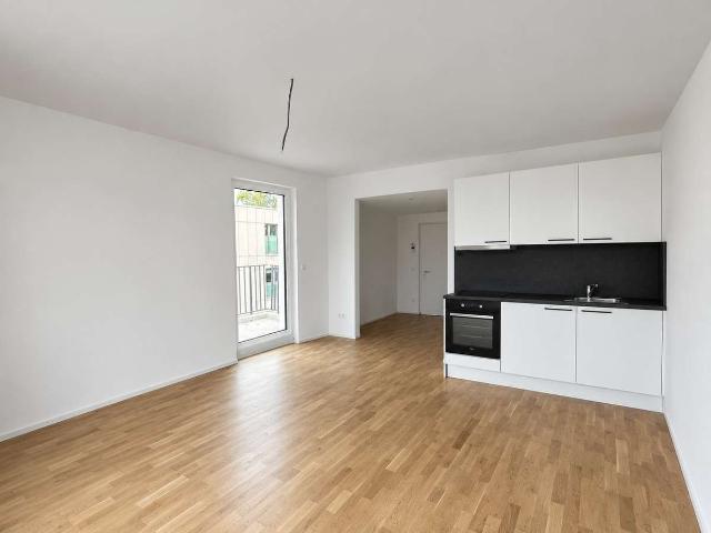 Erstbezug modernes Studio in Greifswald: Kompakter Wohnraum mit Balkon Kfz 40 Plus