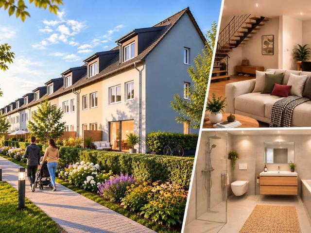 Erstbezug: Modernes Reihenhaus mit Südterrasse & Garten