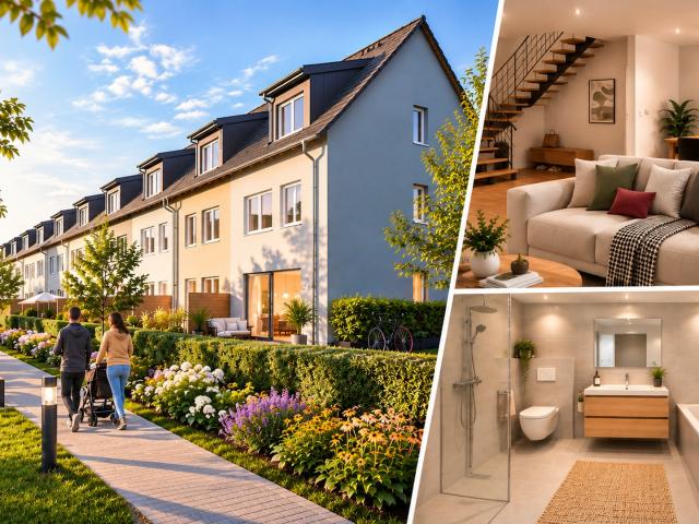 Erstbezug: Modernes Reihenhaus mit Südterrasse & Garten