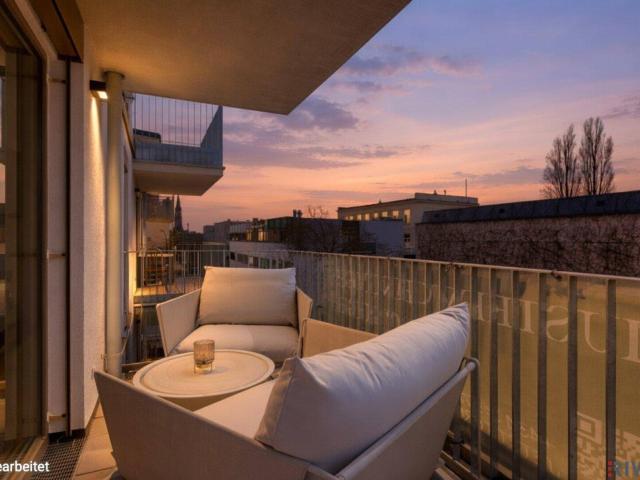 ERSTBEZUG mit BALKON | 4. OG | Einbauküche | Optional möbliert | Nähe Alte Donau | Fernwärme | TG Stellplatz optional | Nachhaltiges Projekt