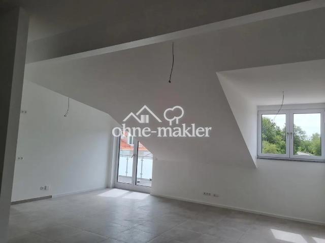 Erstbezug mit Traumblick großzügige bildschöne 3 Zi. DG Whg. m. Blk. u. Loggia in Grafing