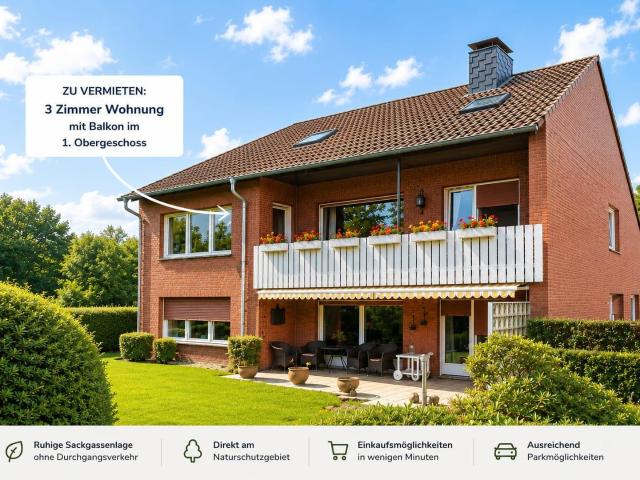 Erstbezug nach hochwertiger Sanierung – Tolle 3 Zimmer Wohnung mit 127 m² und großem Sonnenbalkon