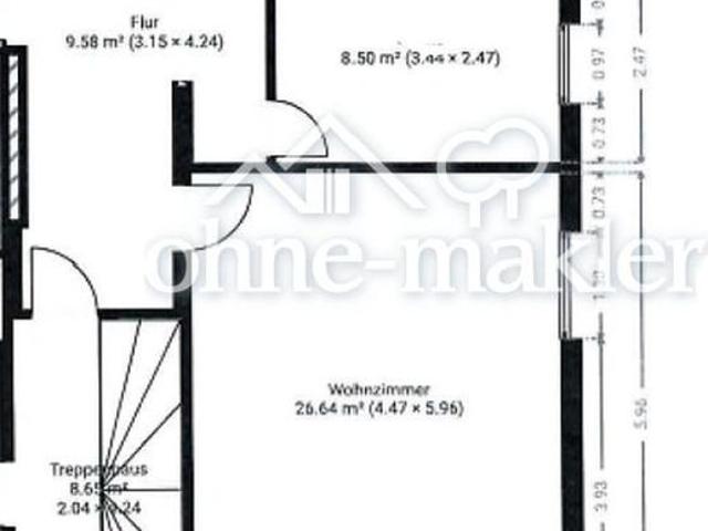 Erstbezug nach Kernsanierung: Moderne 3 Zimmer Wohnung mit Balkon & Fußbodenheizung in Erzhausen