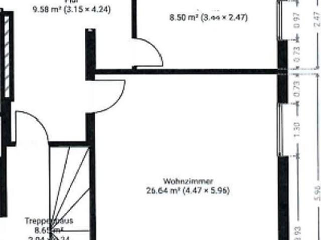 Erstbezug nach Kernsanierung: Moderne 3 Zimmer Wohnung mit Balkon & Fußbodenheizung in Erzhausen