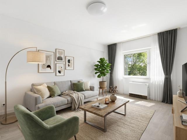 Erstbezug nach Kernsanierung: Helle 82 m² Wohnung mit Gemeinschaftsgarten in Essen Huttrop