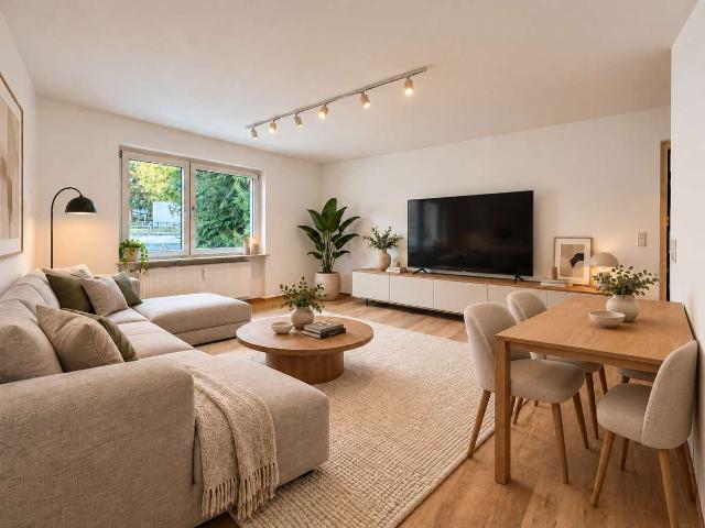 Erstbezug nach Kernsanierung | Sonnige 2 Zimmer Wohnung mit neuer Küche & Balkon nähe Golfplatz