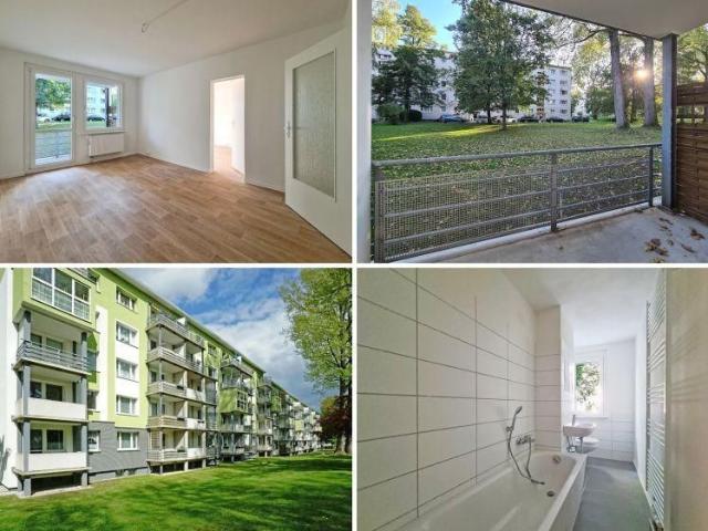 Erstbezug nach Komplettrenovierung: Moderne Balkonwohnung mit Stellplatzoption im Hochparterre