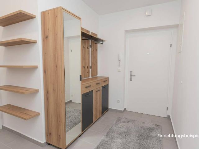 ERSTBEZUG NACH KOMPLETTSANIERUNG! Entzückende 2 Zimmer Eigentumswohnung mit Loggia in Donaunähe inkl. KFZ Stellplatz