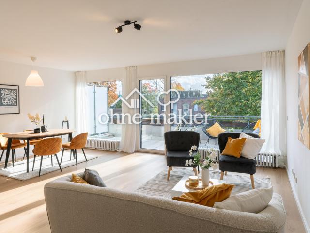 ERSTBEZUG NACH MODERNISIERUNG – 82 m² WOHNUNG MIT XXL BALKON & GARAGE  OHNE PROVISION