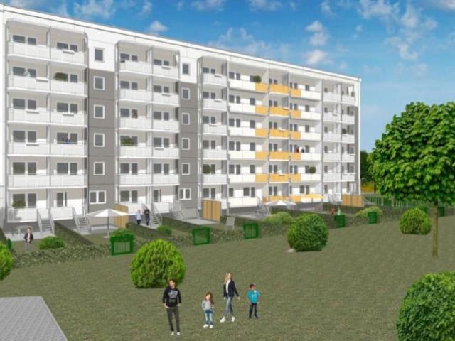 Erstbezug nach Modernisierung gemütliche 2 Raum Wohnung mit Balkon und Garten
