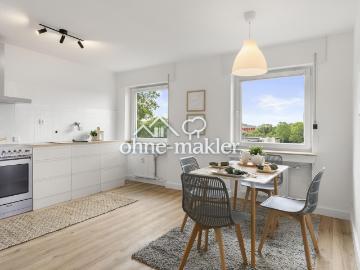 ERSTBEZUG NACH MODERNISIERUNG – STILVOLLE 3,5 ZI. WOHNUNG IN DUISBURG RAHM  OHNE PROVISION