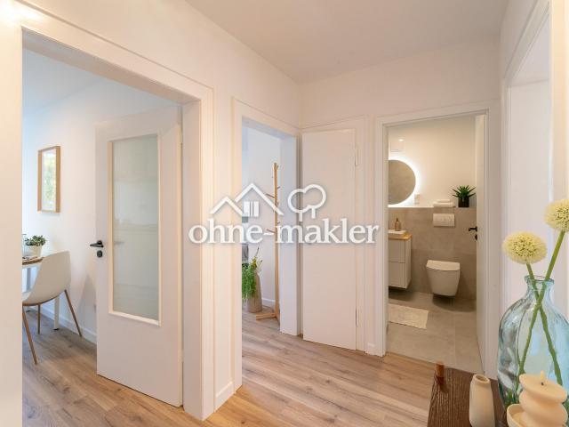 ERSTBEZUG NACH MODERNISIERUNG – STILVOLLE 3 ZI. WOHNUNG MIT TAGESLICHTBAD IN DU NEUDORF