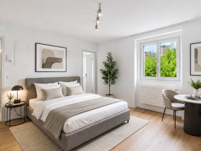 Erstbezug nach Renovation Moderne 1.5 Zimmer Wohnung mit Pilatusblick