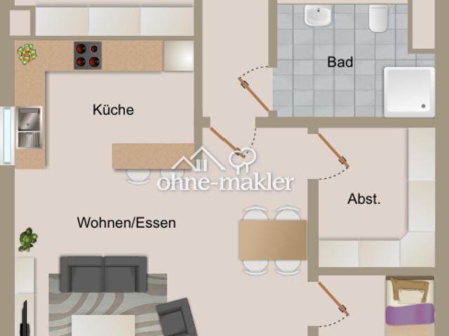 Erstbezug nach Renovierung 4 Zimmer Wohnung in Bad Oeynhausen 10 ID 1018