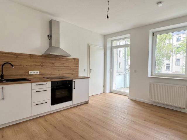 Erstbezug nach Renovierung Moderne 2 Zimmer Wohnung in Buckau mit neuer Einbauküche und Balkon!