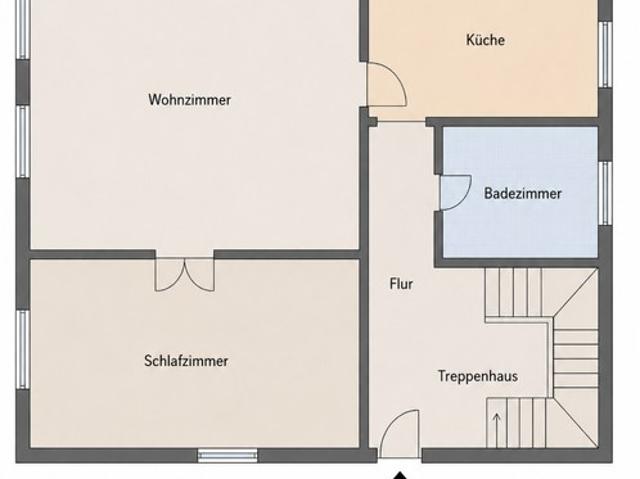 Erstbezug nach Sanierung! 2 Zimmer Wohnung im Ortskern von Lühnde