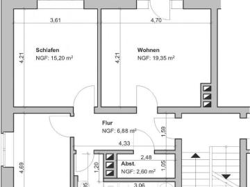 Erstbezug nach Sanierung Balkon und Wanne