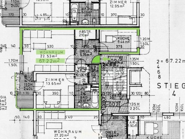 Erstbezug nach Sanierung: Gepflegte 2,5 Zimmer Wohnung mit Loggia in zentraler Lage von Wolfsberg
