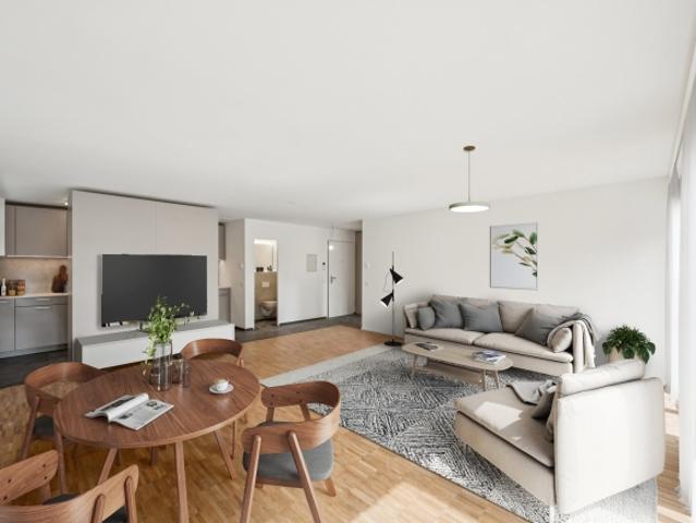 Erstbezug nach Sanierung grosszügige Wohnung mit Sitzplatz