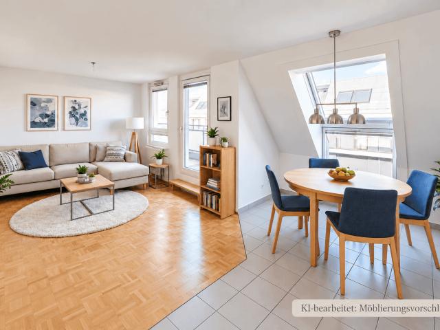 Erstbezug nach Sanierung: Helle 3 Zimmer Wohnung mit Terrasse