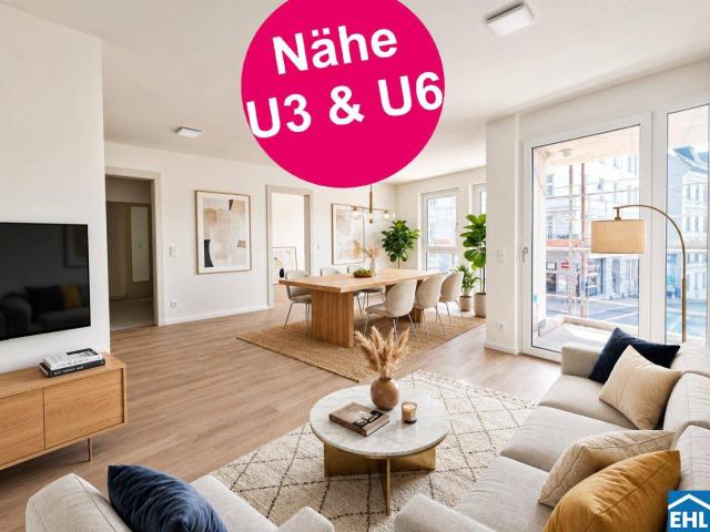 ERSTBEZUG ★ Nachhaltig wohnen ★ Eigene Freifläche ★ Top Lage U3 & U6