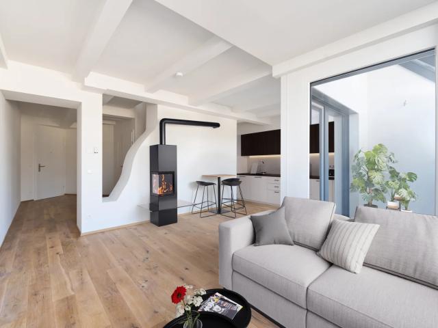 Erstbezug Nähe Hauptbahnhof und U1! 77,5 m2 exklusives Dachgeschoss mit Wintergarten