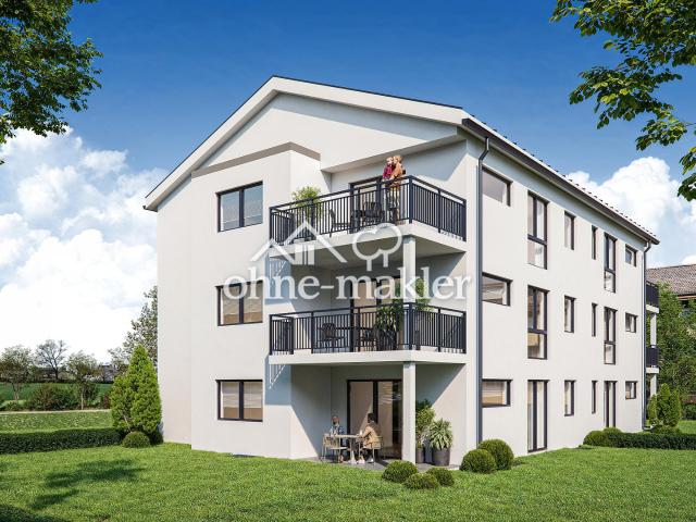 Erstbezug: Neubau Erdgeschoss Wohnung mit großem Gartenparadies in ruhiger Lage an der Elz W1