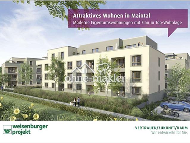 Erstbezug Neubau in Maintal mit Dachterasse