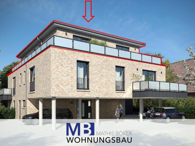 Neubau Penthousewohnung mit Dachterrasse Meppen Esterfeld 118m²