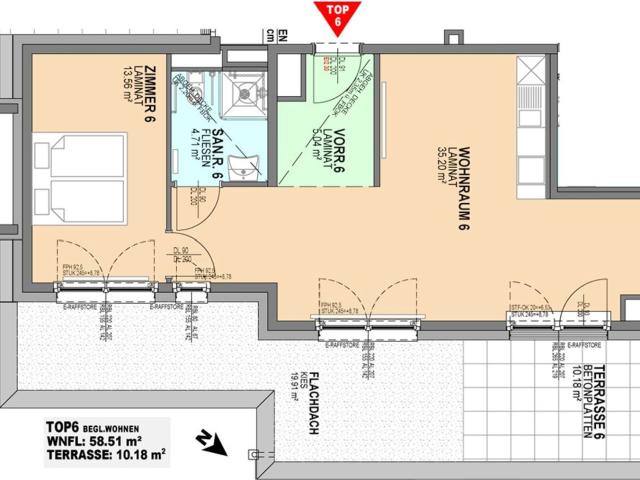 Erstbezug: Schöne Dachterrassenwohnung mit Grünblick