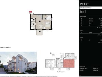 Erstbezug Terrassenwohnung in Pradl mit 2 oder 3 Zimmer Variante