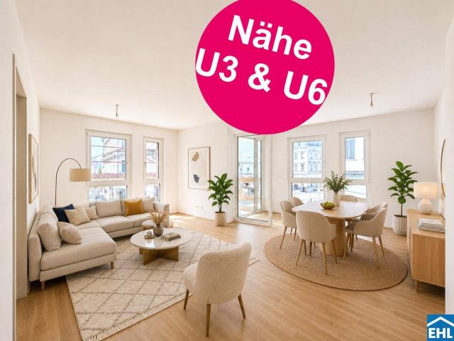 ERSTBEZUG | Urban & Grün wohnen | U3 & U6 | Private Freifläche