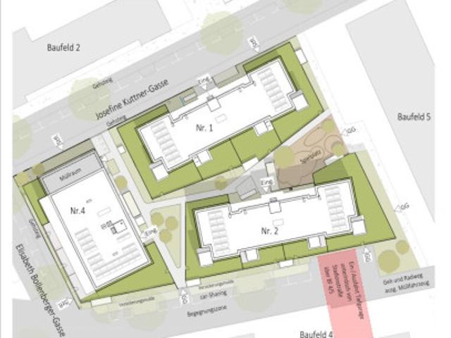 ERSTBEZUG'ein viertel grün' in Wr. Neustadt zentral gelegener 2 Zimmer Pärchentraum