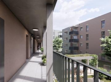 ERSTBEZUG'ein viertel grün' in Wr. Neustadt 2 Zimmer Dachgeschosswohnung mit Balkon & TG