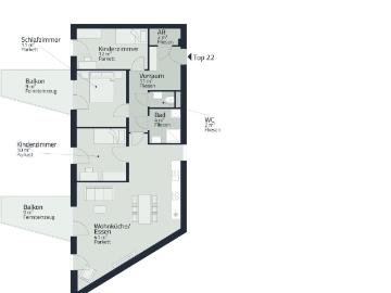erstbezugs familienwohnung mit 2 balkonen!