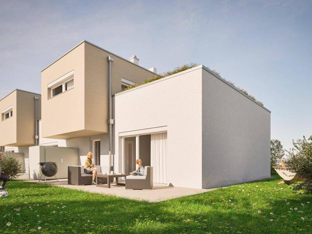 Erstbezugsreihenhaus mit Garten und Dachterrasse