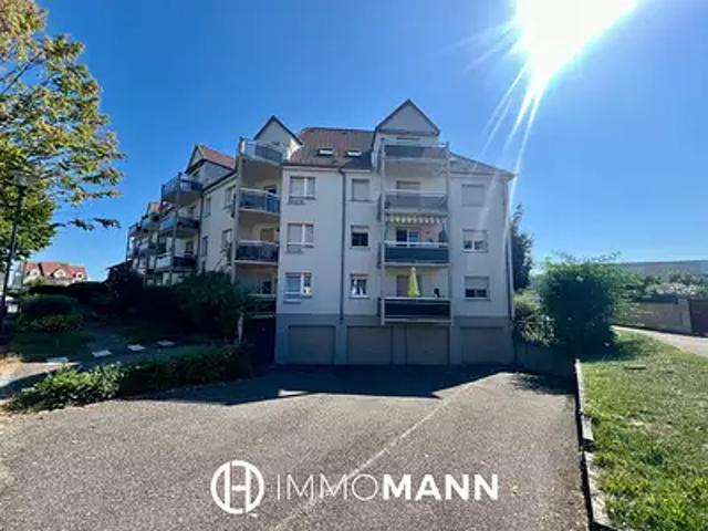 Erstein 67150 Location appartement 1 pièce t1 au dernier étage
