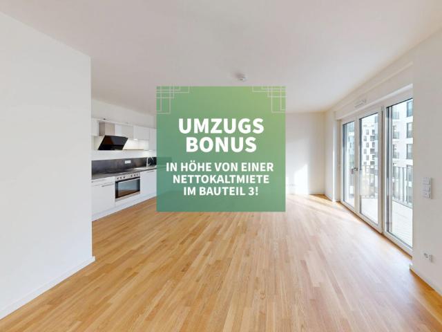 Erstklassiges Wohnen: Helle 2 Zimmer Wohnung mit Einbauküche und Balkon