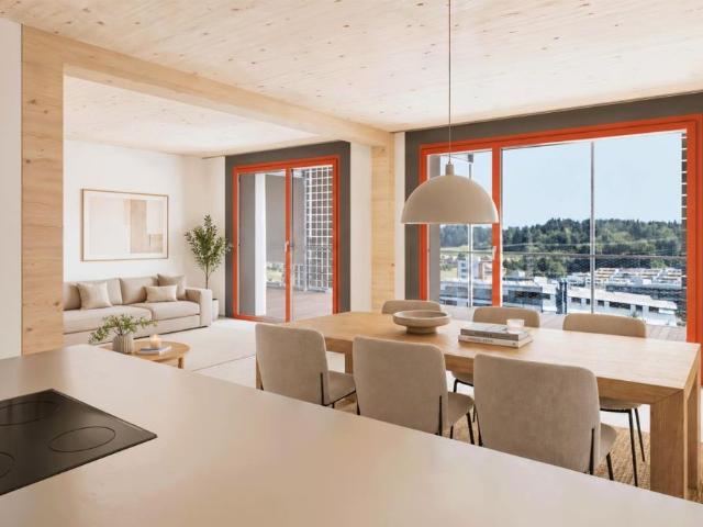 Erstvermietung: 3.5 Zimmer Wohnung an der Stadtgrenze Zug/Baar