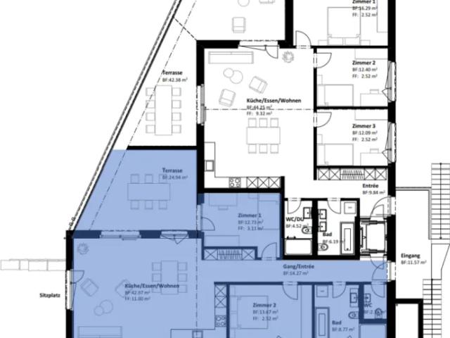 ERSTVERMIETUNG | 3.5 Zimmerwohnung in Honau