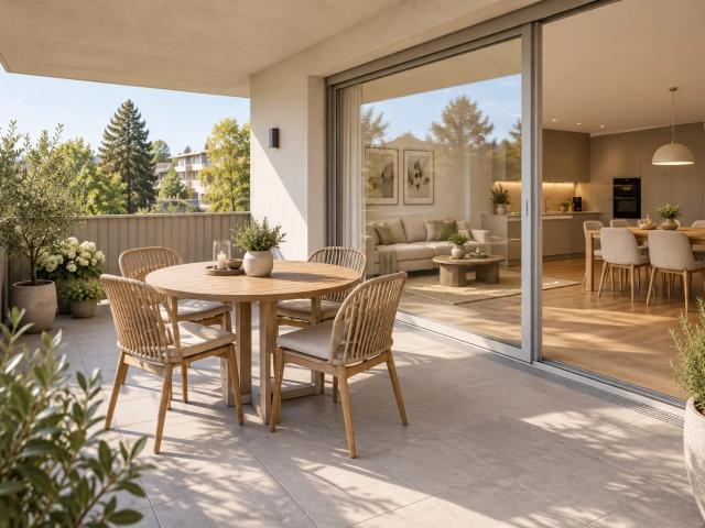 Erstvermietung Talberg Park: 3.5 Zimmer Wohnung mit Balkon B08, 2. OG