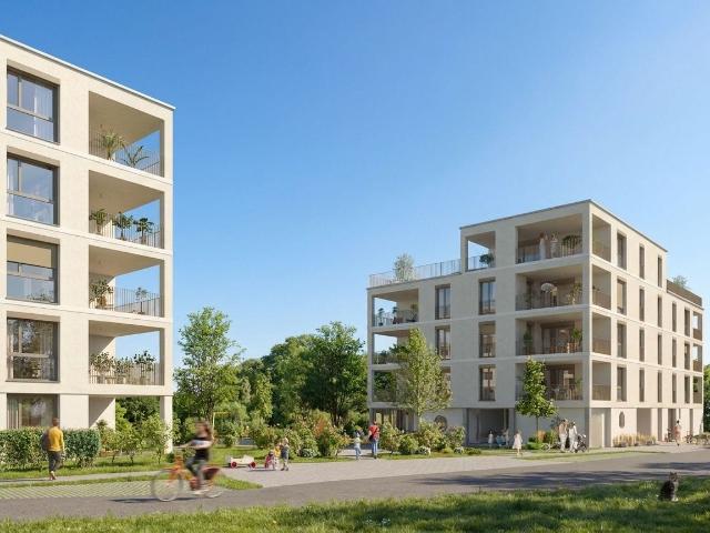 Erstvermietung Talberg Park: 2.5 Zimmer Gartenwohnung mit Sitzplatz B01, EG