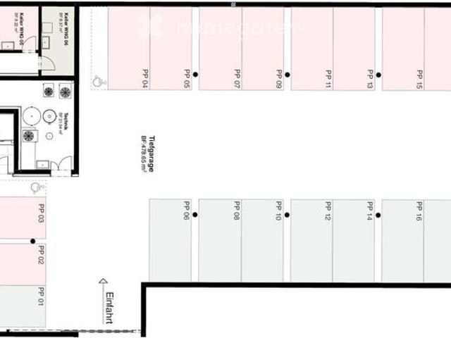 Erstvermietung der modernen 2.5 Zimmerwohnung im EG mit Gartensitzplatz in Bassersdorf
