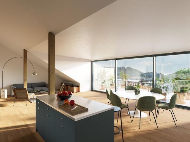 Erstvermietung Einzigartige Dach Maisonette Wohnung